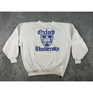 Vintage Oxford University Crewneck Sweatshirt Sz Medium University Merch 1990